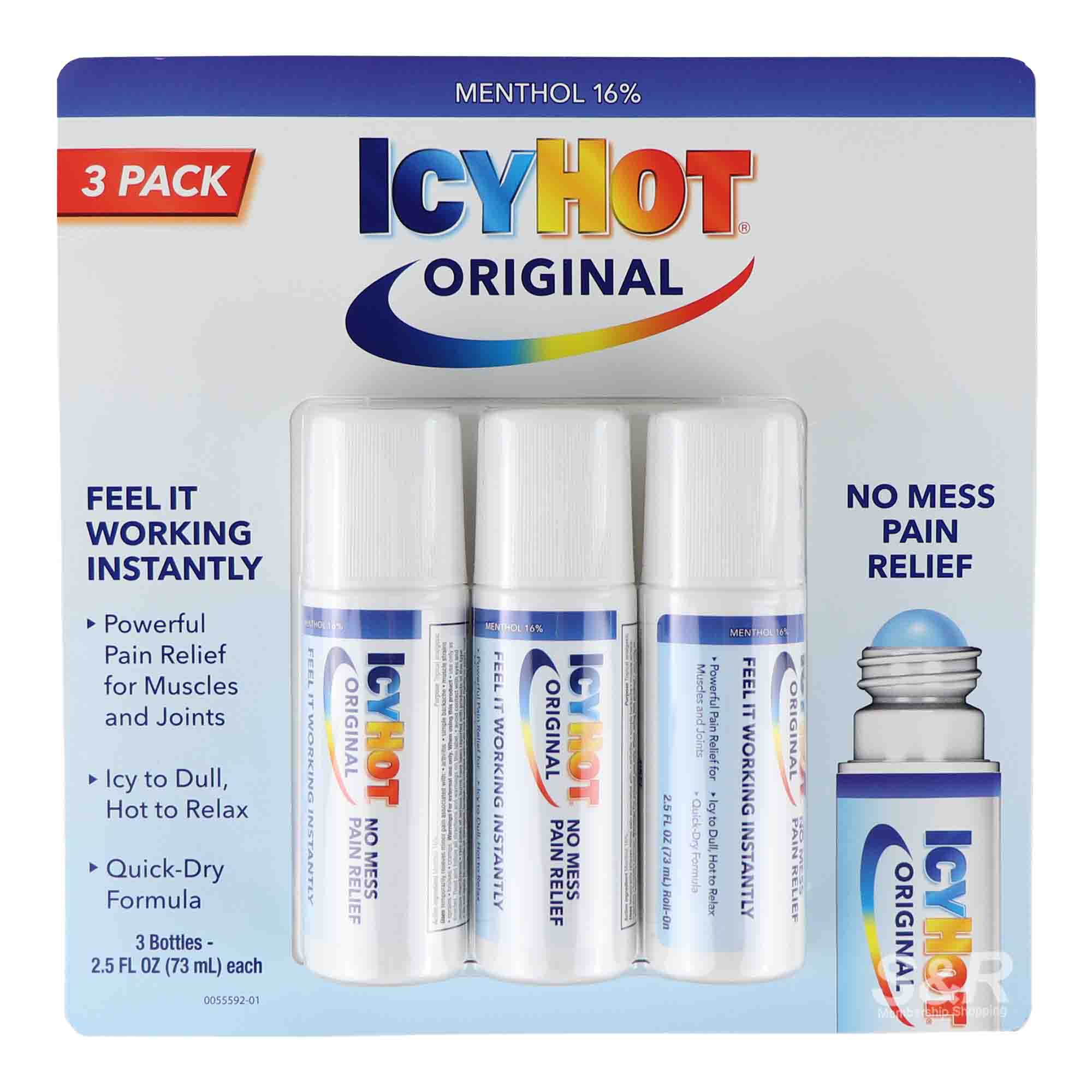 Icy Hot Original Pain Relief (73mL x 3pcs)